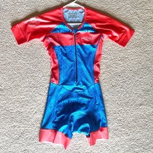 Coeur Serenity Sleeved One Piece Triathlon Suit- Small